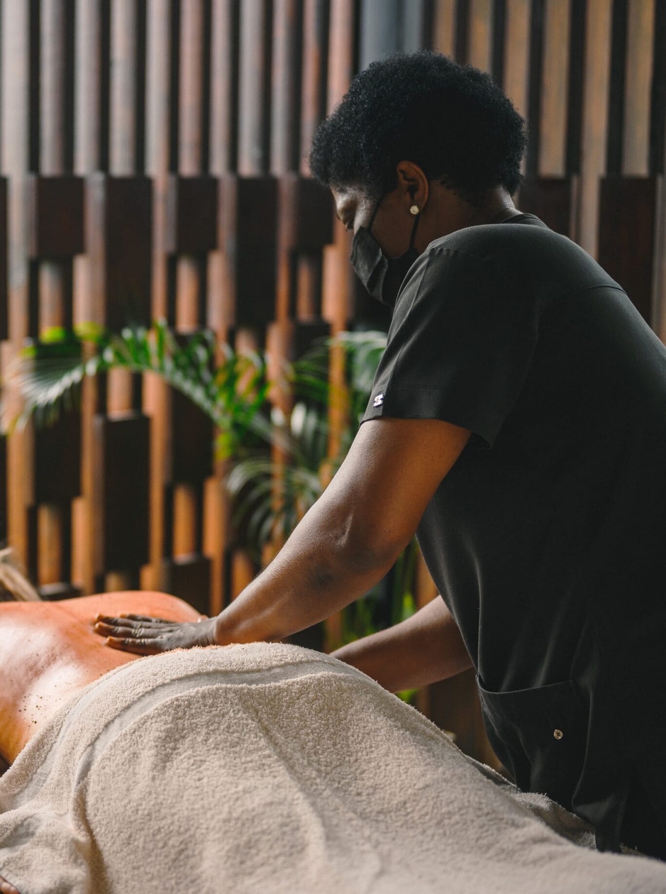 A treatment at Rabot Hotel's Spa, Saint Lucia